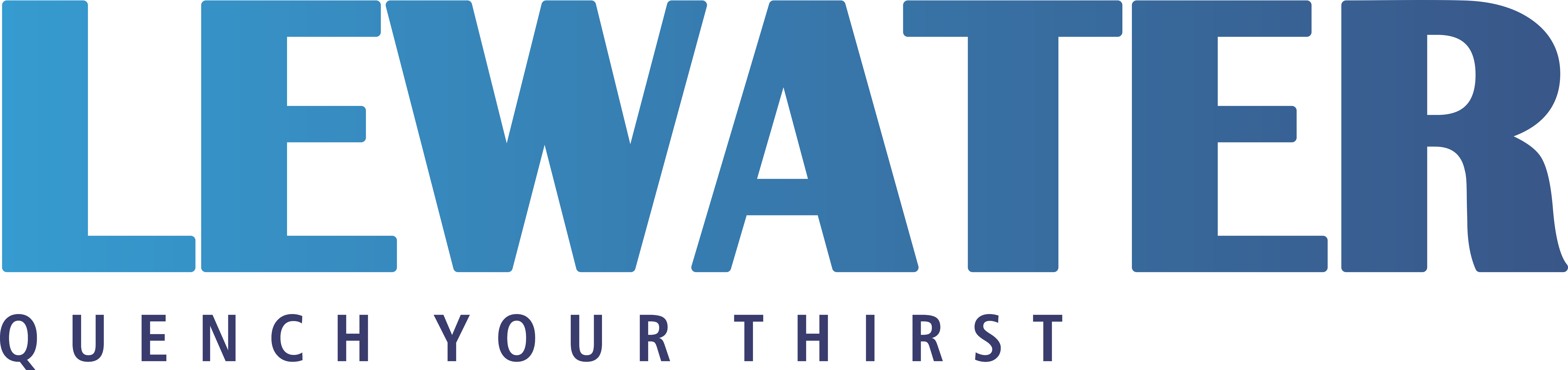 Lewater Logo - Quench Your Thirst